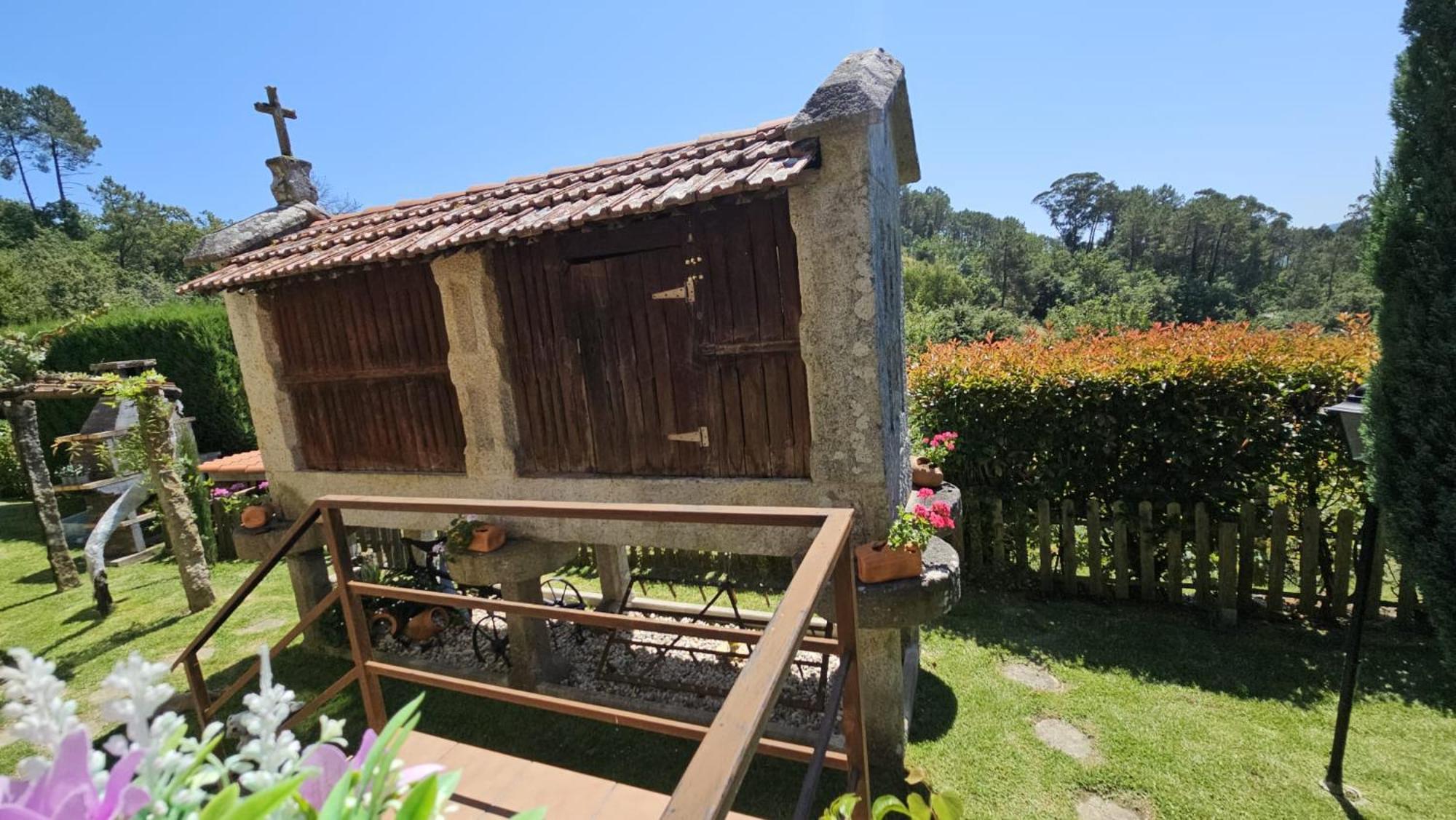 Casa Rural O Carballo Da Pedra La Caniza Exterior foto