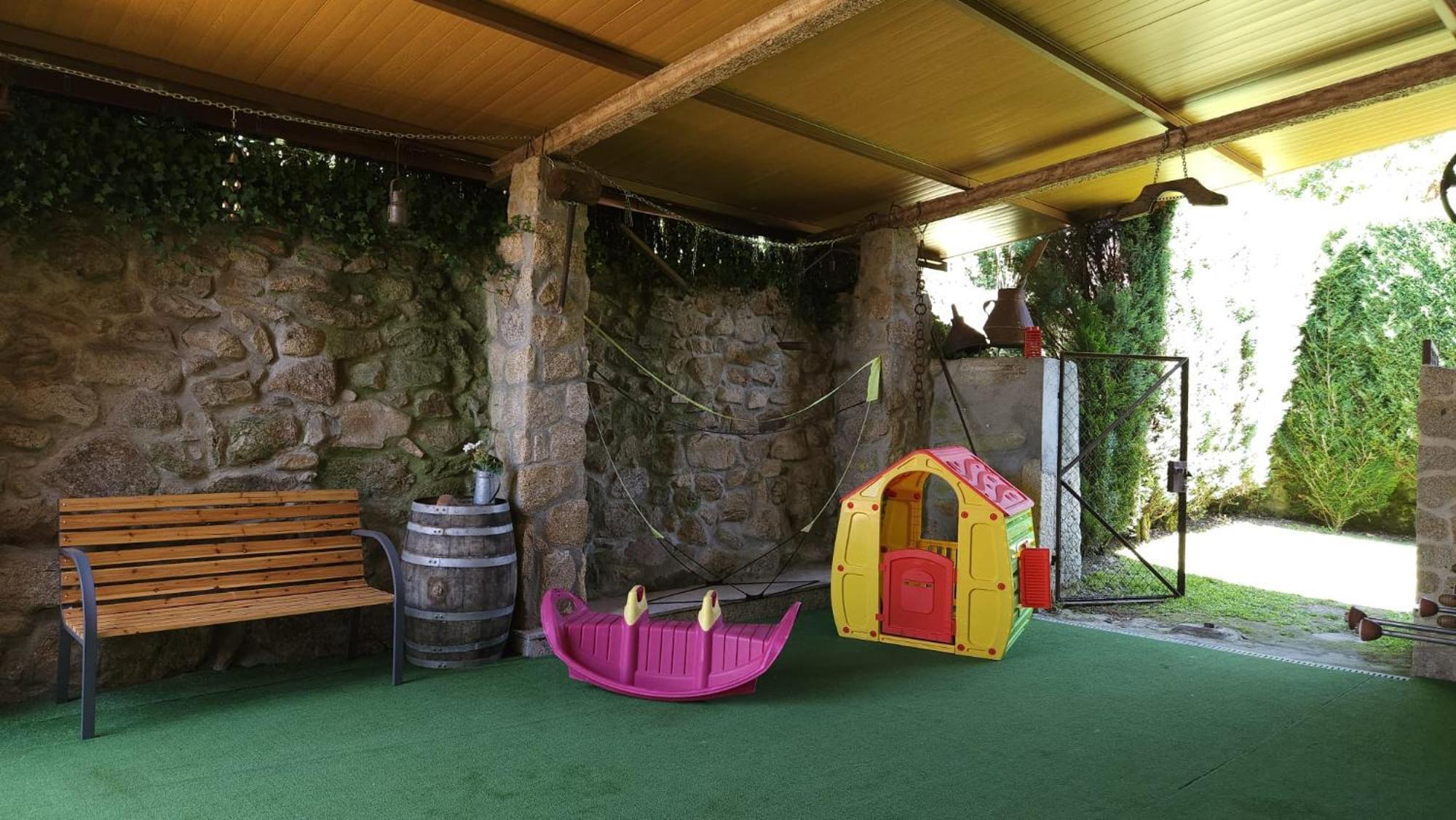 Casa Rural O Carballo Da Pedra La Caniza Exterior foto